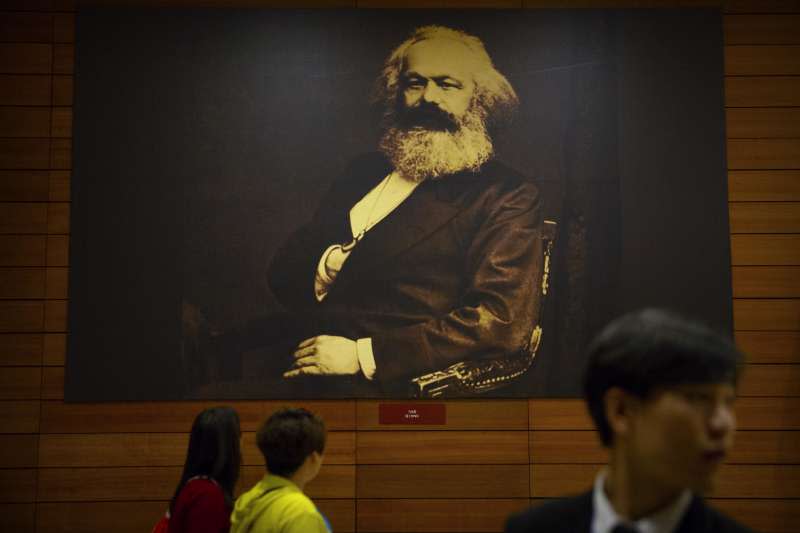 2018年5月5日是馬克思（Karl Marx）200歲誕辰，中國各界大肆慶祝（AP）