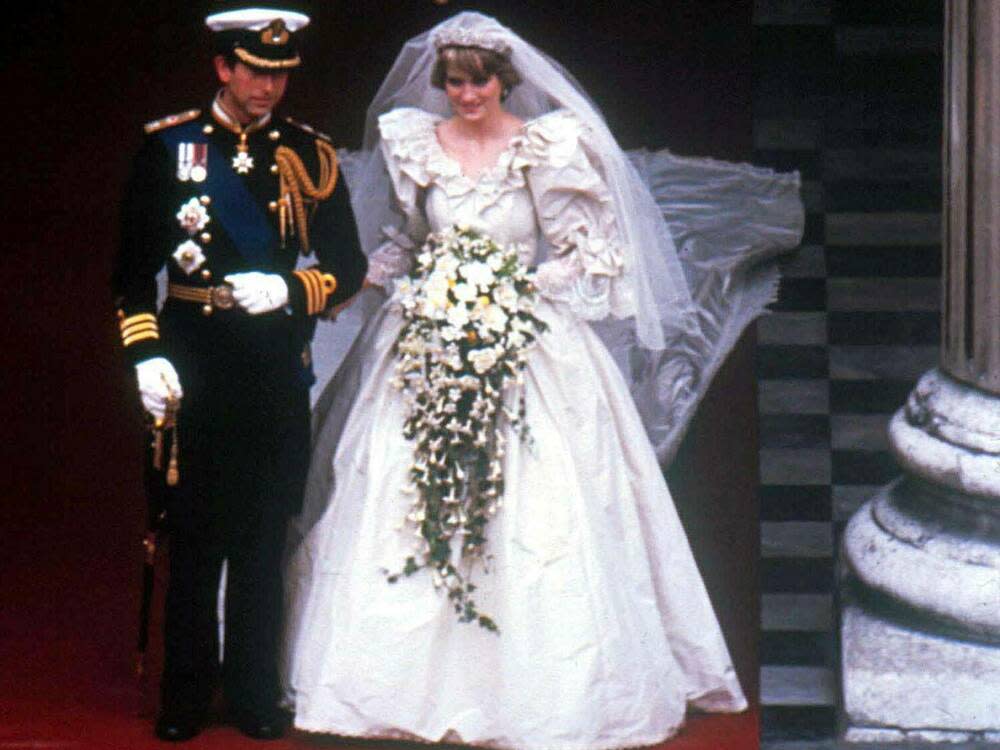 Prinz Charles und Prinzessin Diana bei ihrer Hochzeit im Juli 1981. (Bild: imago/ZUMA Press)