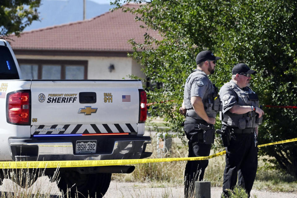 Authorities said Thursday they were investigating the improper storage of human remains at a southern Colorado funeral home that performs “green” burials without embalming chemicals or metal caskets.  (Jerilee Bennett / AP)