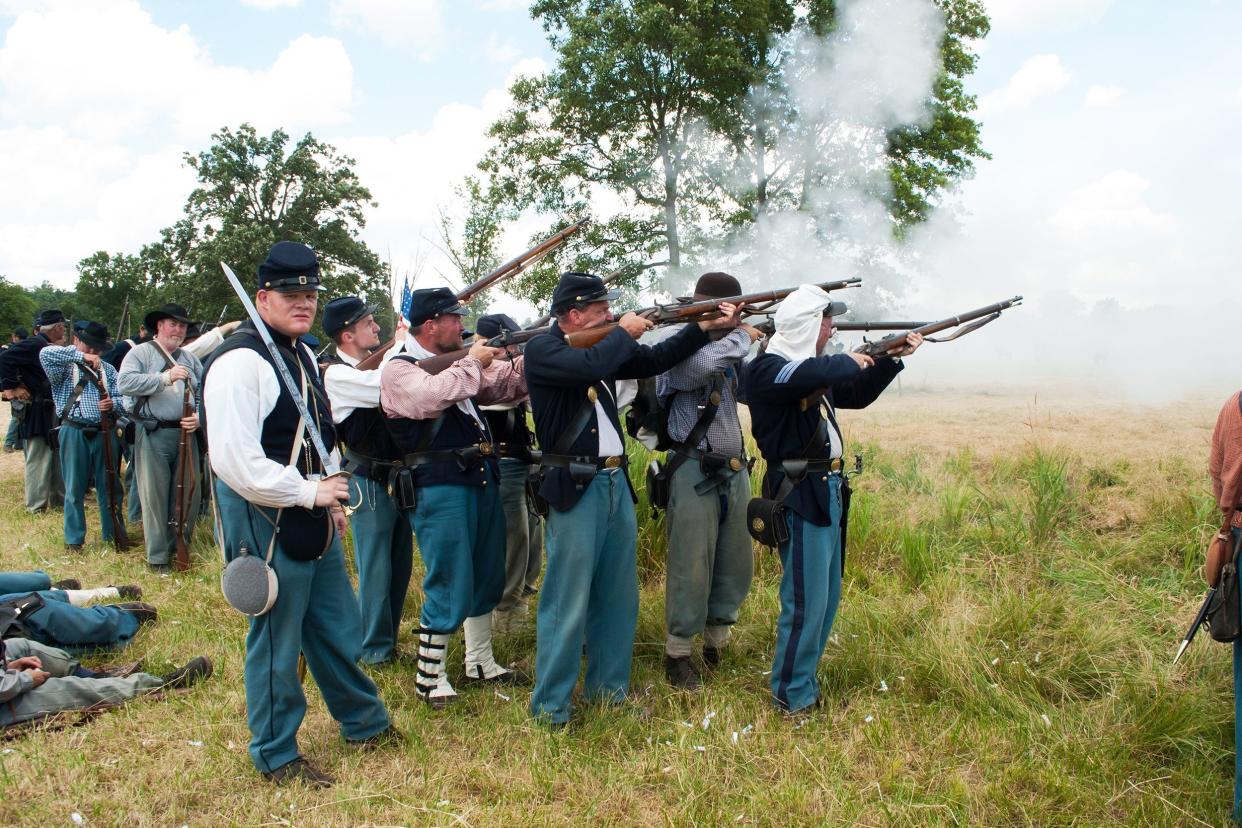 Gettysburg Civil War Battle Re-Enactmen, Gettysburg, Pennsylvania