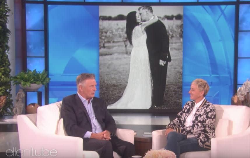 Speaking on The Ellen Show, the 59-year-old actor, who has been married to Hilaria, 26 years his junior, for five years, explained he needs to keep the surprises coming so his stunning wife doesn't even contemplate leaving him. Source: The Ellen Show