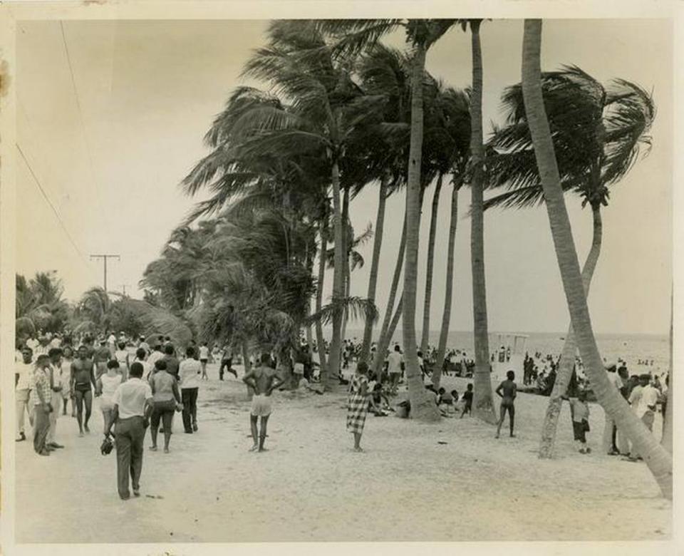 Imagen histórica de Virginia Key Beach Park.