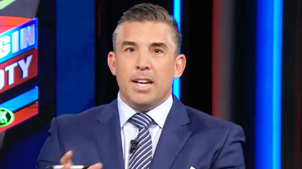 Braith Anasta (pictured) talking on Fox Sports ahead of State of Origin.