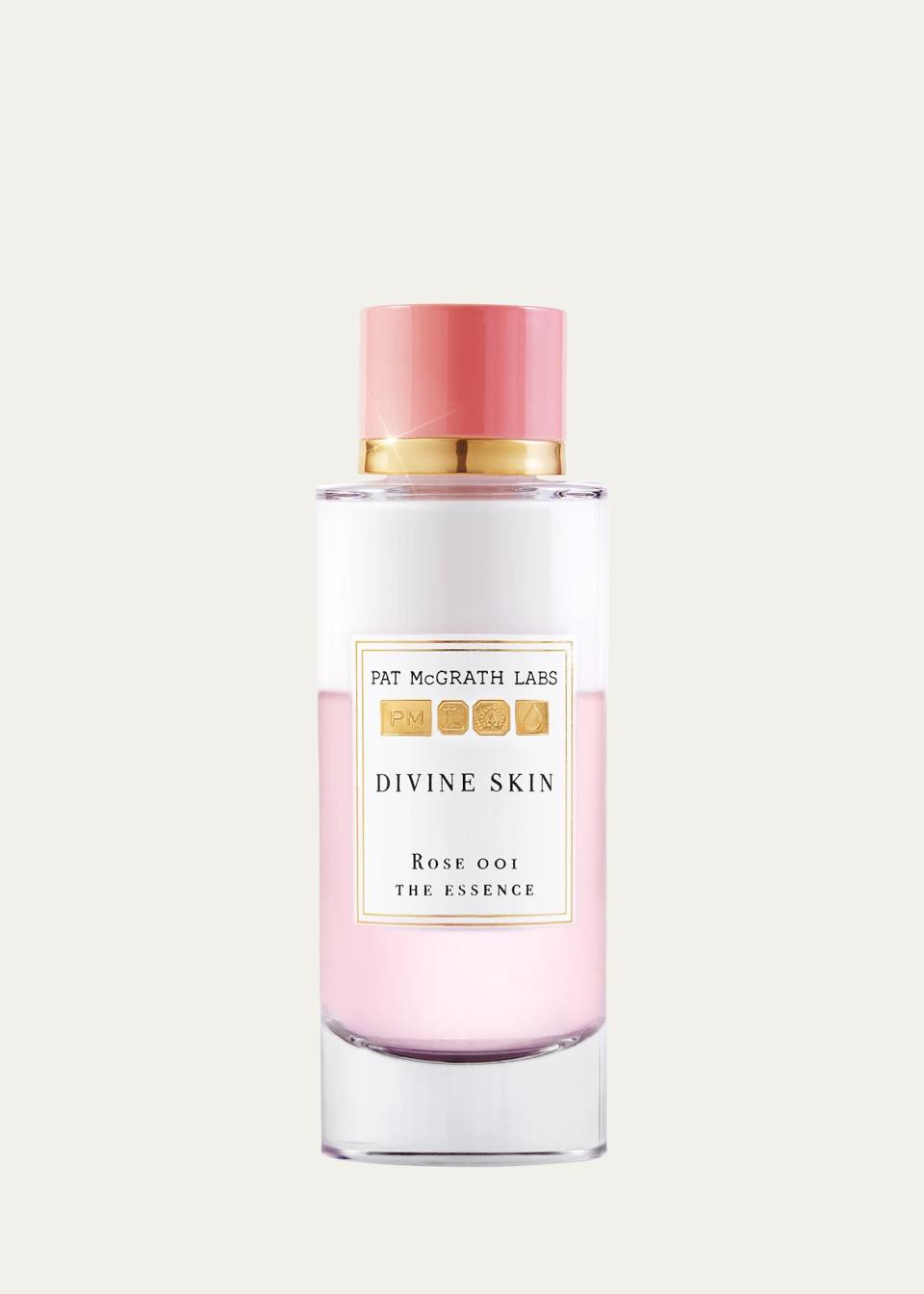 pink bottle of divine skin