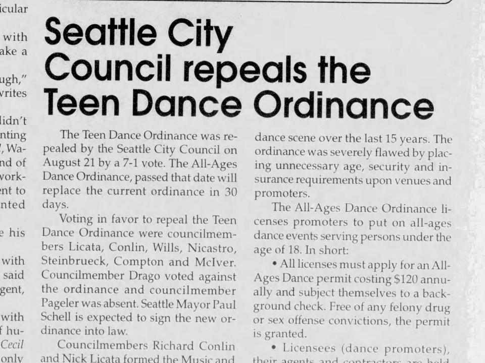 The death of the TDO as reported in <em>Seattle Gay News</em>.