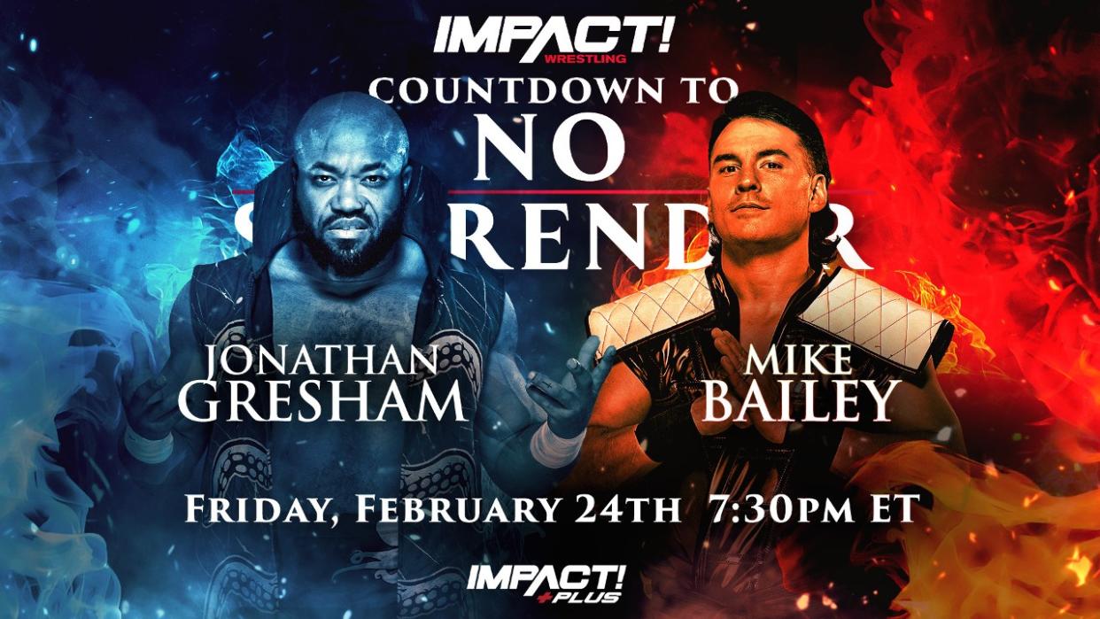 Jonathan Gresham vs. Mike Bailey Announced For IMPACT Countdown To No Surrender