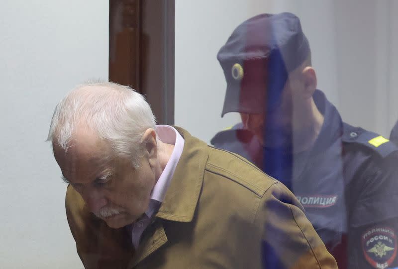 Russian physicist Maslov accused of state treason appears in court in St Petersburg