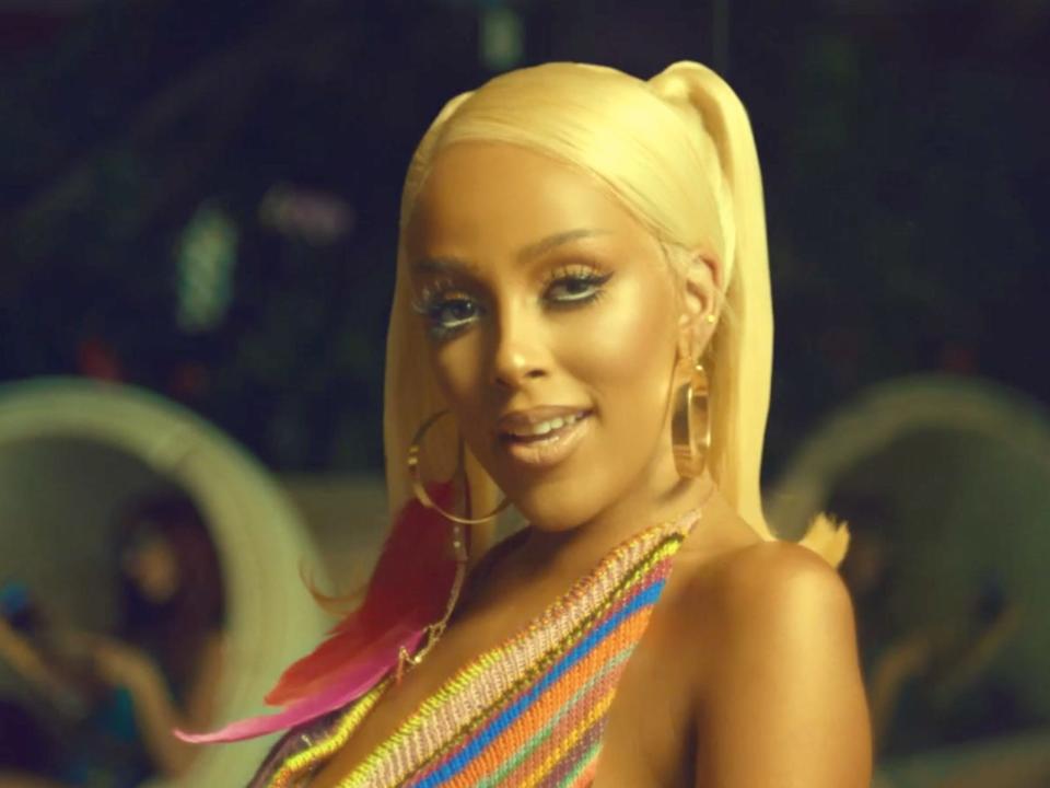 Doja Cat in the video for "Say So."