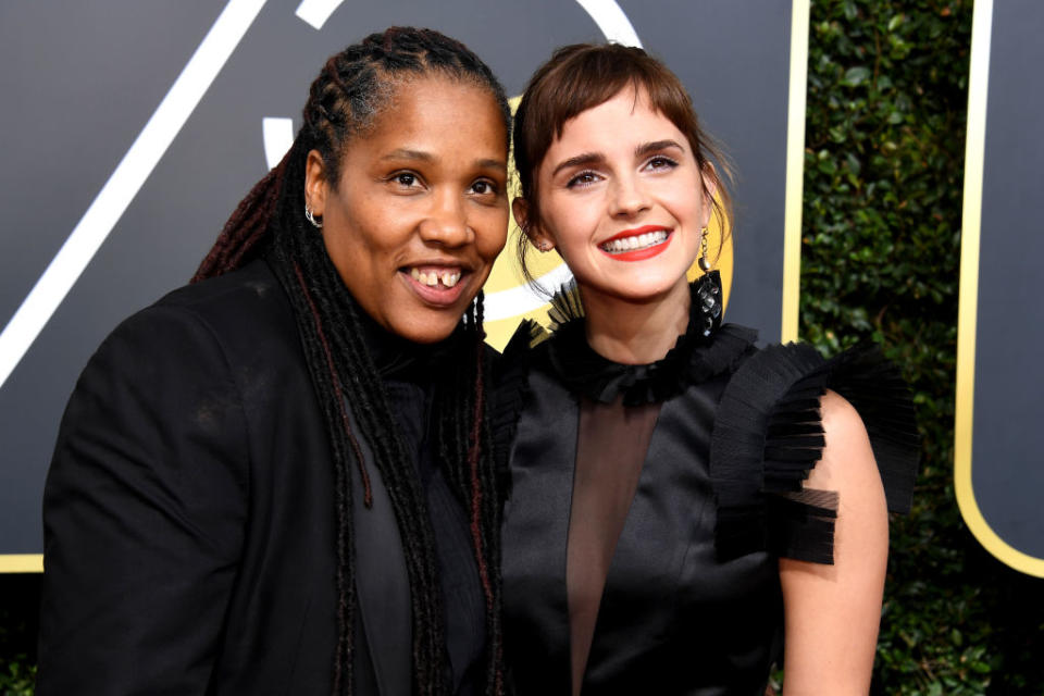 Emma Watson brought women’s right activist Marai Larasi to the awards ceremony