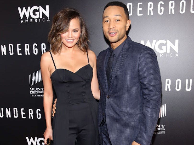 Chrissy Teigen and John Legend.