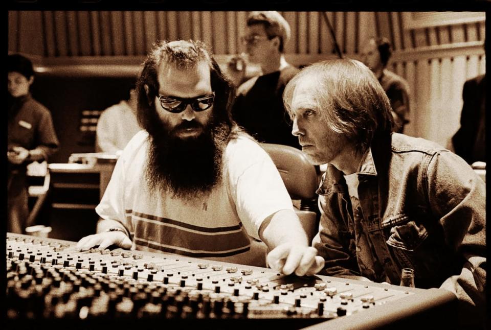 <div class="inline-image__caption"><p>Rick Rubin and Tom Petty in the studio</p></div> <div class="inline-image__credit">Courtesy Robert Sebree</div>