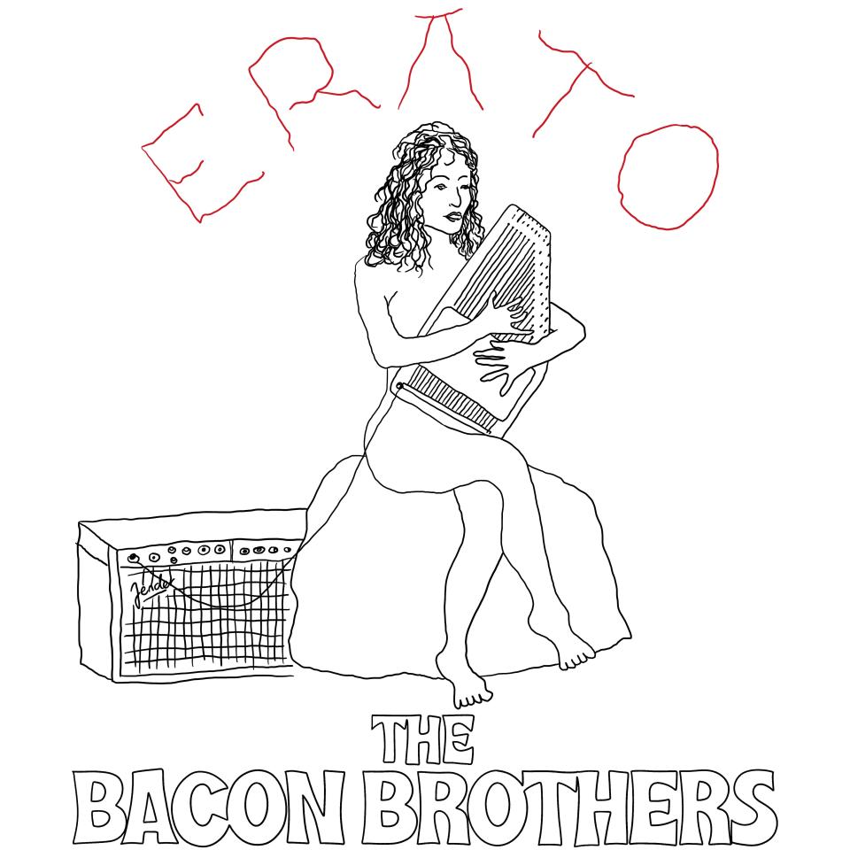 The cover of the Bacon Brothers' 2022 EP, "Erato."