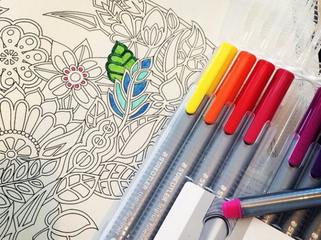 Johanna Basford's Coloring Books For Adults Reach The No. 1 On 's  Best Seller List