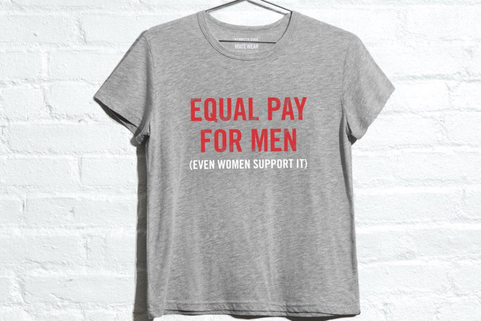 Kenneth Cole Equal Pay women’s T-shirt - Credit: Courtesy of Kenneth Cole