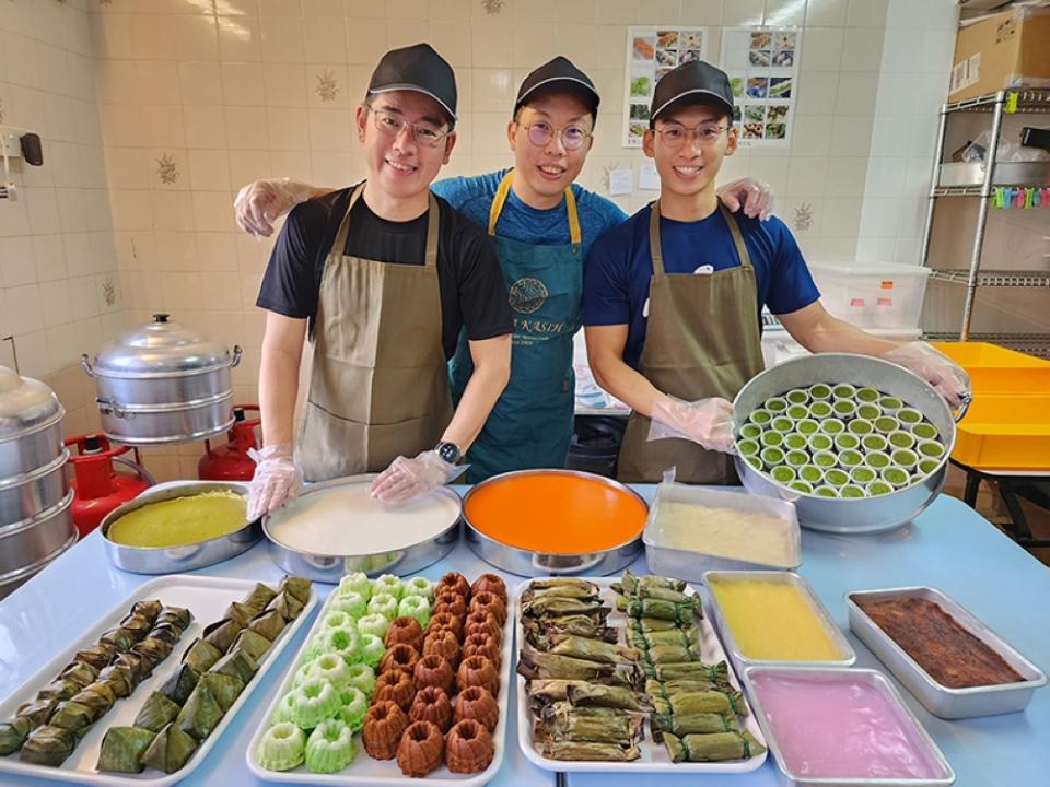 Rasa Kasih is a joint venture by (from left) Kenny Loh, Baylon Tham and Cheng Wei Da.