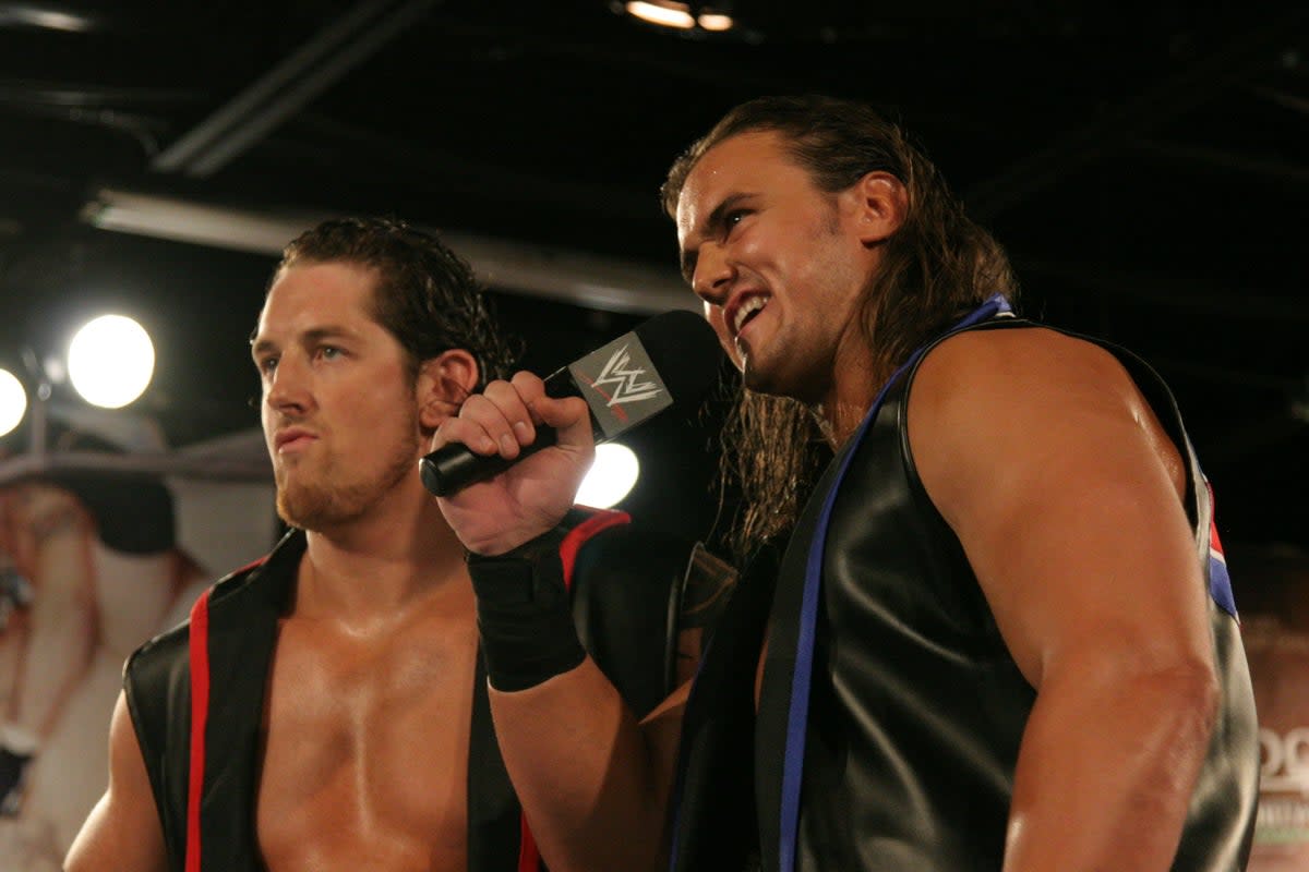 Drew McIntyre and Stu Bennett during their early days in WWE FCW (WWE)