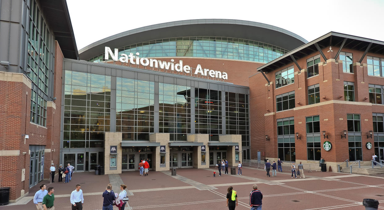 The Columbus Blue Jackets are going to continue playing games with fans in attendance, foregoing the state of Ohio's request. (Getty Images)