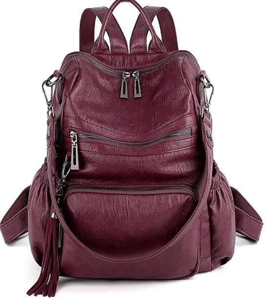 UTO Mujer Dama Bolsa Mochila Cuero Sintético o Nylon Bolso al Hombro/amazon.com.mx