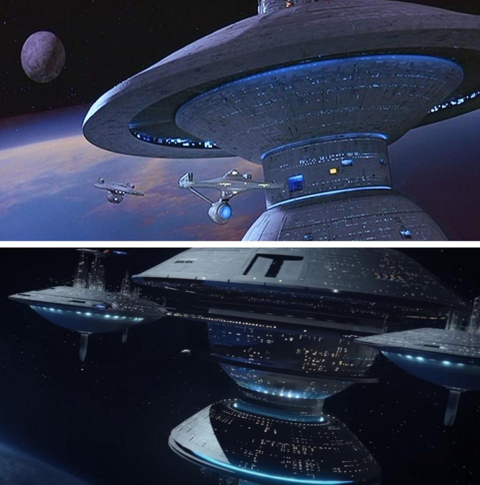 Starfleet spacedock in Star Trek III: The Search for Spock and in Picard season 3, for Picard Easter eggs piece.