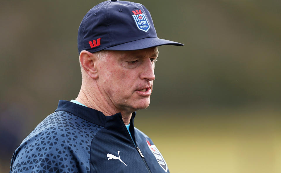 Michael Maguire during his time as NSW Blues coach. (Photo by Cameron Spencer/Getty Images)