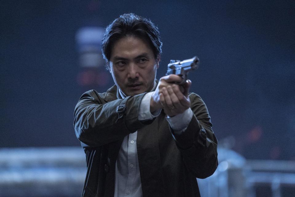 Takehiro Hira plays Kenzo Mori, a world-weary Tokyo cop sent to London to find his wayward brother: BBC/Sister Pictures