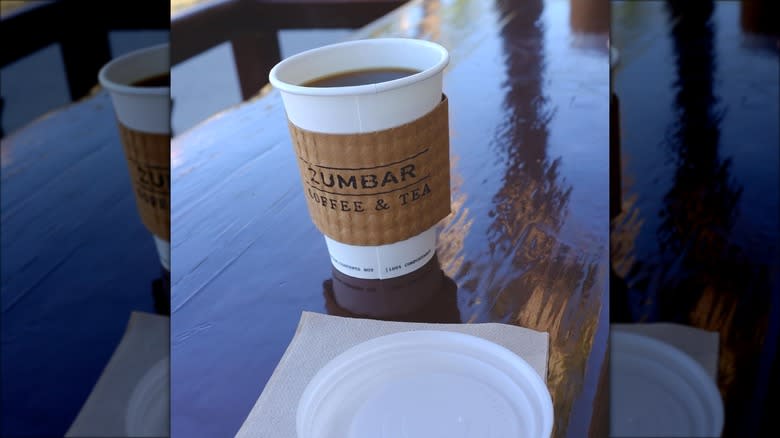 Zumbar's to-go coffee