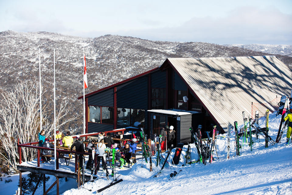 Kareela Hutte is Thredbo's fanciest fine-dining venue. Picture: Thredbo 