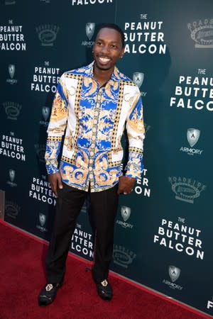 Red carpet arrivals for the screening of the film The Peanut Butter Falcon in Los Angeles