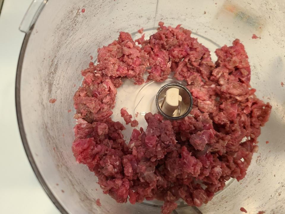 ground beef food processor