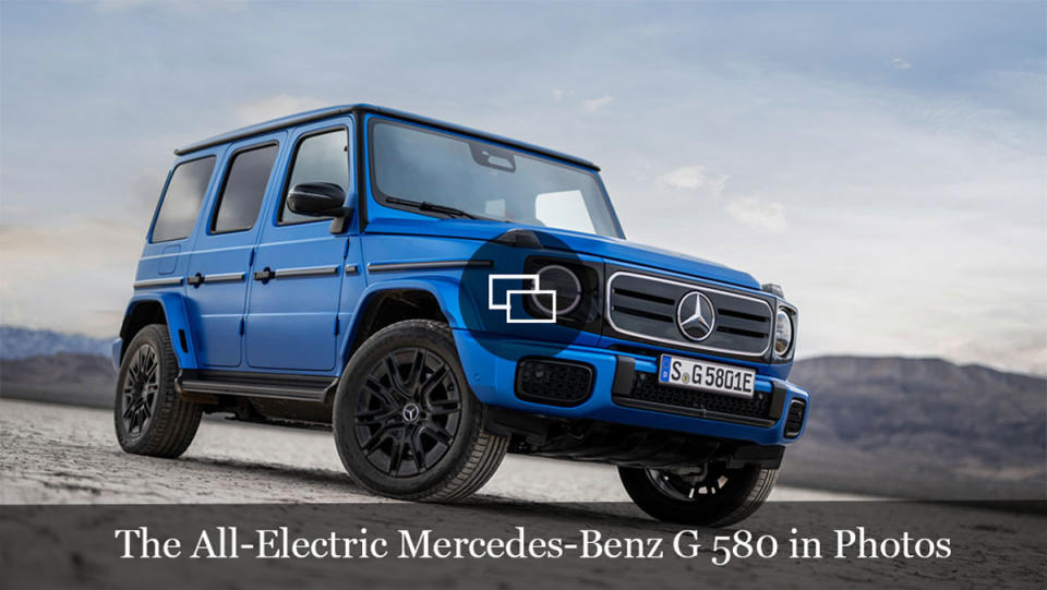The all-electric Mercedes-Benz G 580.