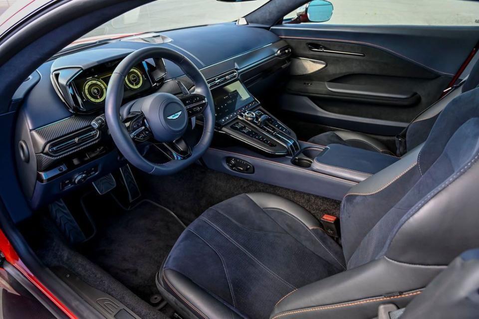 the interior of a car