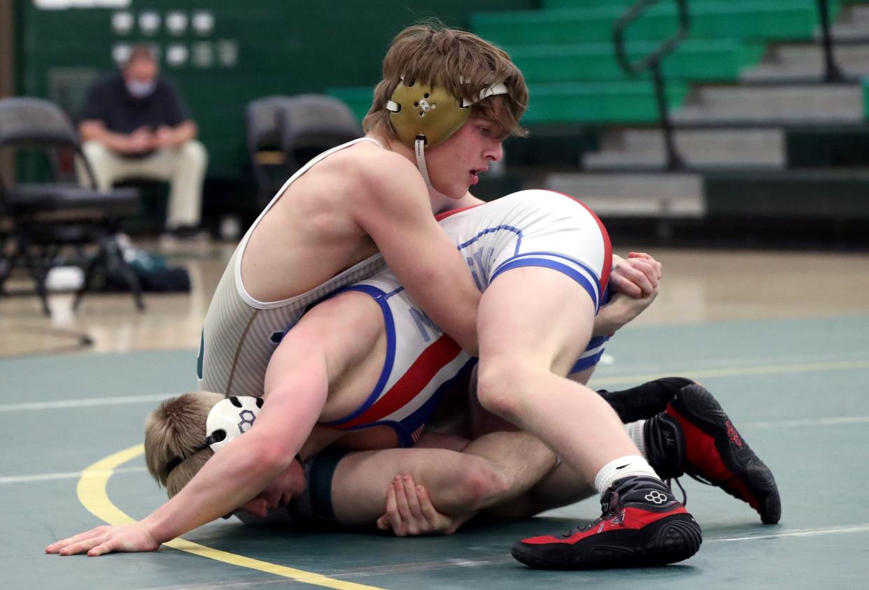 Jerome sophomore Ian Cho was 24-4 at 138 pounds entering a match against Olentangy Berlin on Jan. 20. He missed most of his freshman season with an arm injury.