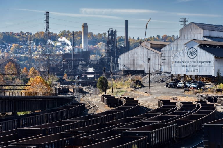 Un site d'U.S. Steel à North Braddock, le 27 octobre 2022 en Pennsylvanie (Branden EASTWOOD)