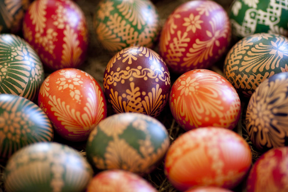 Sorbians Prepare Easter Eggs