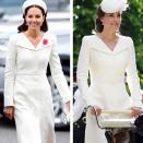 <p>Kate Middleton wore a cream Alexander McQueen dress to Anzac Day services on April 25, 2022. She first wore this piece to Princess Charlotte's christening in 2015 and has re-worn it 3 other times (including to Prince Harry and Meghan Markle's wedding in 2018).</p>
