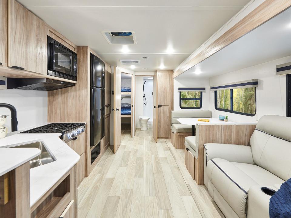 The living spaces inside Winnebago's new Access RV