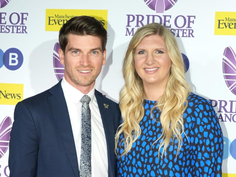 Adlington, 34, and her husband, Parsons, 31, have a two-year-old son Albie (Getty Images)