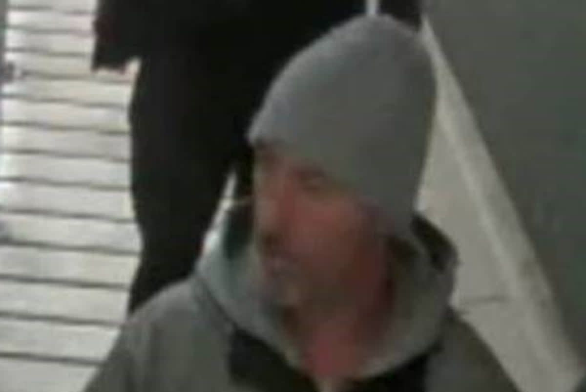 Police would like to speak to this man in connection with the incident   (British Transport Police )
