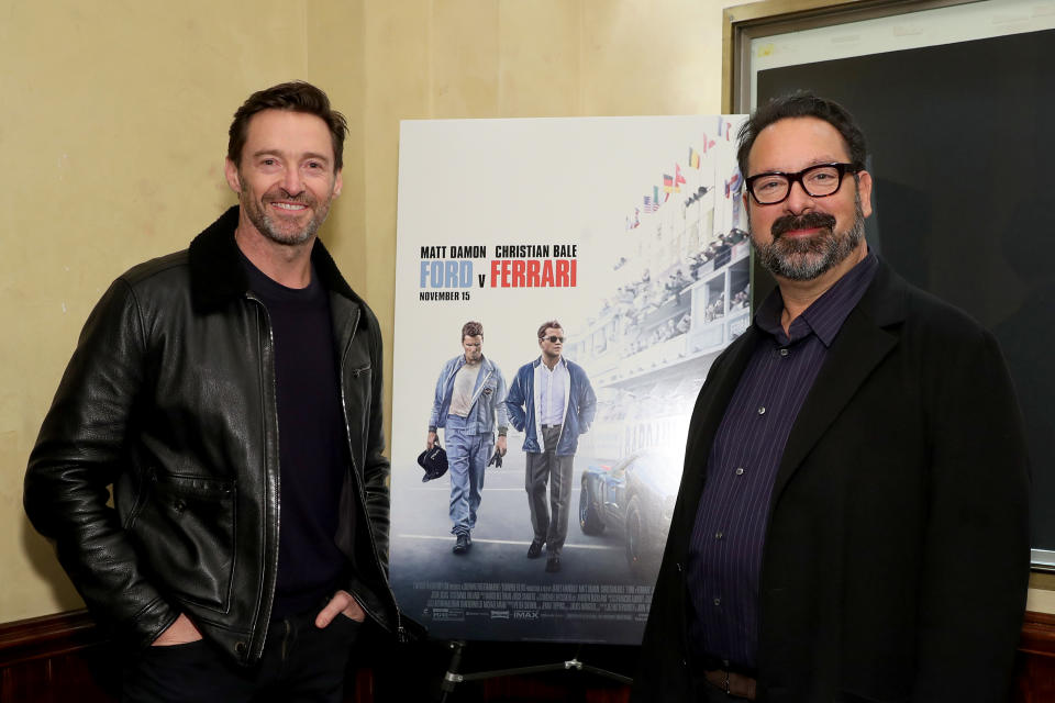 NEW YORK, NEW YORK - NOVEMBER 09: Hugh Jackman Hosts A Screening Of "Ford v Ferrari" With Director James Mangold on November 09, 2019 in New York City. (Photo by Cindy Ord/Getty Images for Twentieth Century Fox)