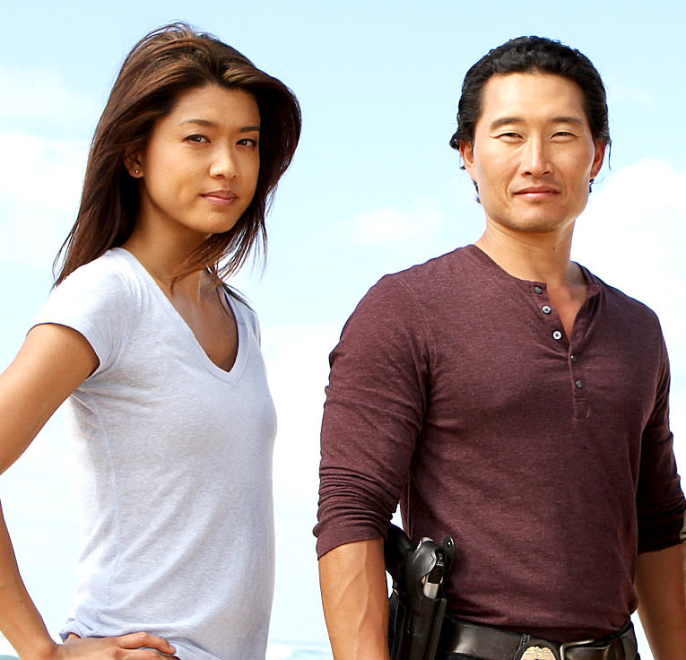 Daniel Dae Kim and Grace Park