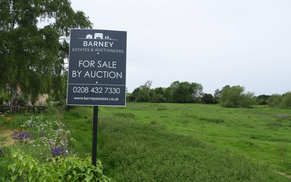 Villagers have written to the land agents overseeing the sales, Barney Agents, accusing the sellers of misrepresenting the facts' of the land - JAY WILLIAMS