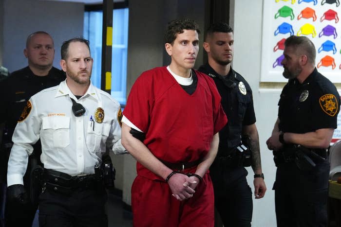 Bryan Kohberger, who is accused of killing four University of Idaho students, leaves after an extradition hearing at the Monroe County Courthouse in Stroudsburg, Pennsylvania, on Jan. 3, 2023.