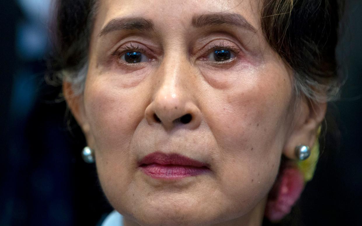 Aung San Suu Kyi is being held under house arrest by the Myanmar military - Peter Dejong/AP