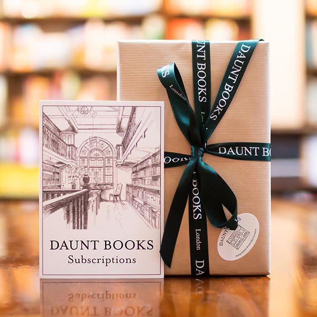 <p><a class="link " href="https://dauntbooks.co.uk/shop/gifts/daunt-books-subscription/" rel="nofollow noopener" target="_blank" data-ylk="slk:MORE;elm:context_link;itc:0;sec:content-canvas">MORE</a></p><p>This makes the ideal present for voracious readers, who will receive a new title every month. The service is tailored to their preferences and tastes, making it an incredibly thoughtful monthly treat.</p><p><a href="https://www.instagram.com/p/B6LJhdLHSjh/?utm_source=ig_embed&utm_campaign=loading" rel="nofollow noopener" target="_blank" data-ylk="slk:See the original post on Instagram;elm:context_link;itc:0;sec:content-canvas" class="link ">See the original post on Instagram</a></p>