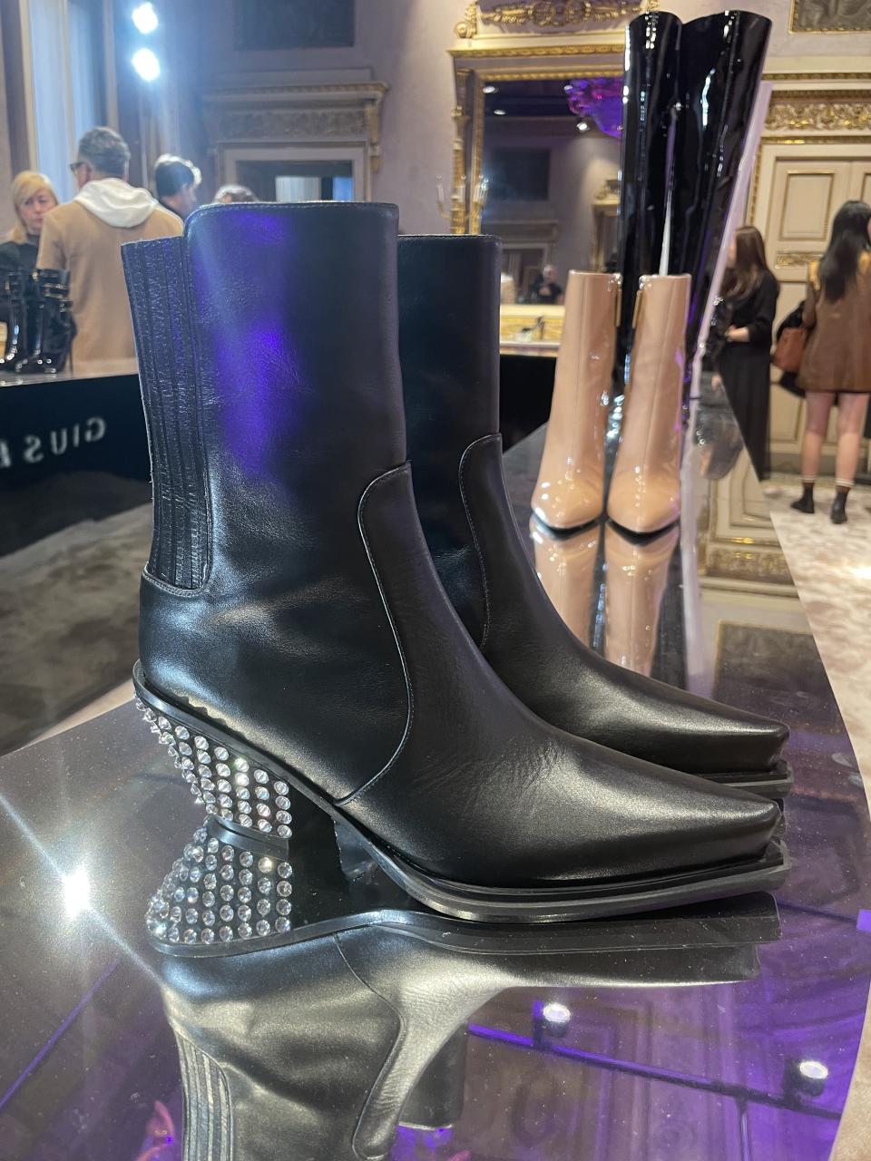 Giuseppe Zanotti’s Western boots for fall winter ’23. - Credit: Shannon Adducci