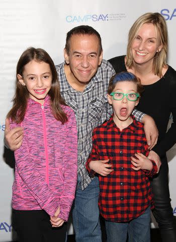 Walter McBride/WireImage Gilbert Gottfried and family in 2017