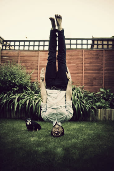 <p>After wood, concrete and toilet bowls, a headstand on grass is no big whoop. </p> <a href="http://www.stcm.co.uk/" rel="nofollow noopener" target="_blank" data-ylk="slk:(Photo by Caulton Morris);elm:context_link;itc:0;sec:content-canvas" class="link ">(Photo by Caulton Morris)</a>