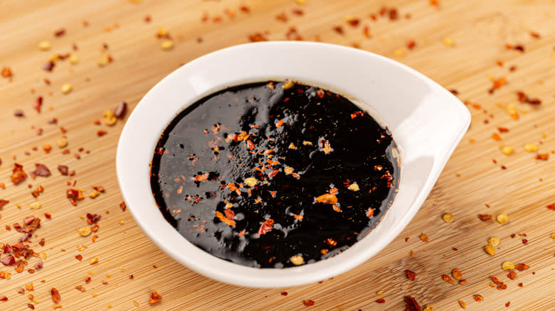 teriyaki sauce in a bowl