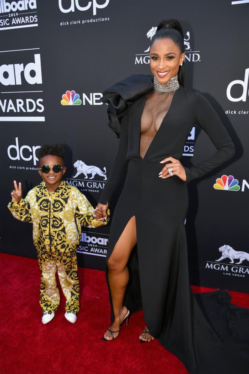 PHOTO: (L-R) Future Zahir Wilburn and Ciara attend the 2019 Billboard Music Awards at MGM Grand Garden Arena on May 1, 2019 in Las Vegas. (Jeff Kravitz/FilmMagic via Getty Images)