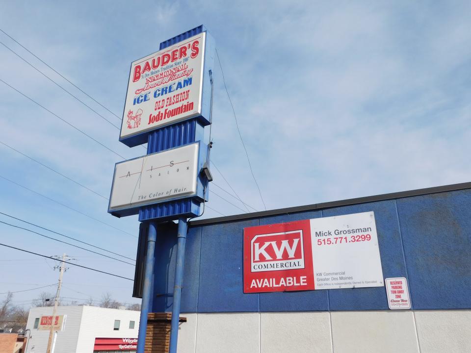 Bauder's at 3802 Ingersoll Avenue is listed for sale.